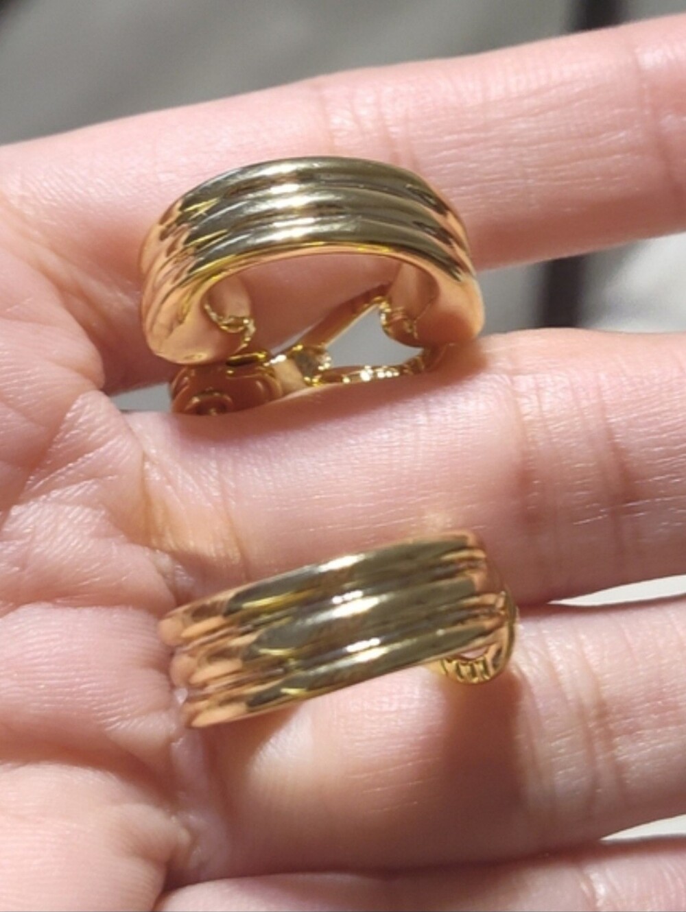 TJG Clip-on Hoops Earrings - Picture 1 of 8